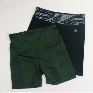 Reebok Misses Small Cross-Fit Shorts Black/Green